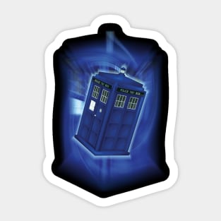 TARDIS Through Time - Dr Who Sticker